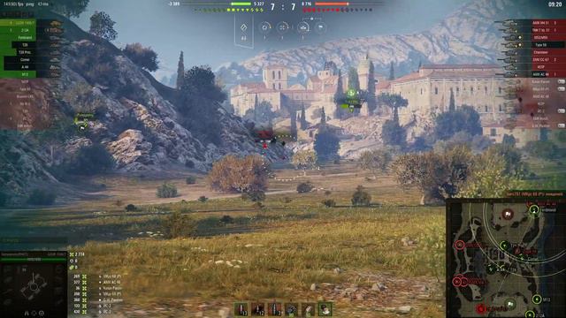 GSOR 1006/7 - Abbey map - 9 kills - 5,2k damage World of Tanks replay 4K смотреть онлайн