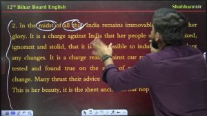 Class 12th English Chapter 1 Summary Bihar Board 2024 | 12th English Indian Civilization and Cultur