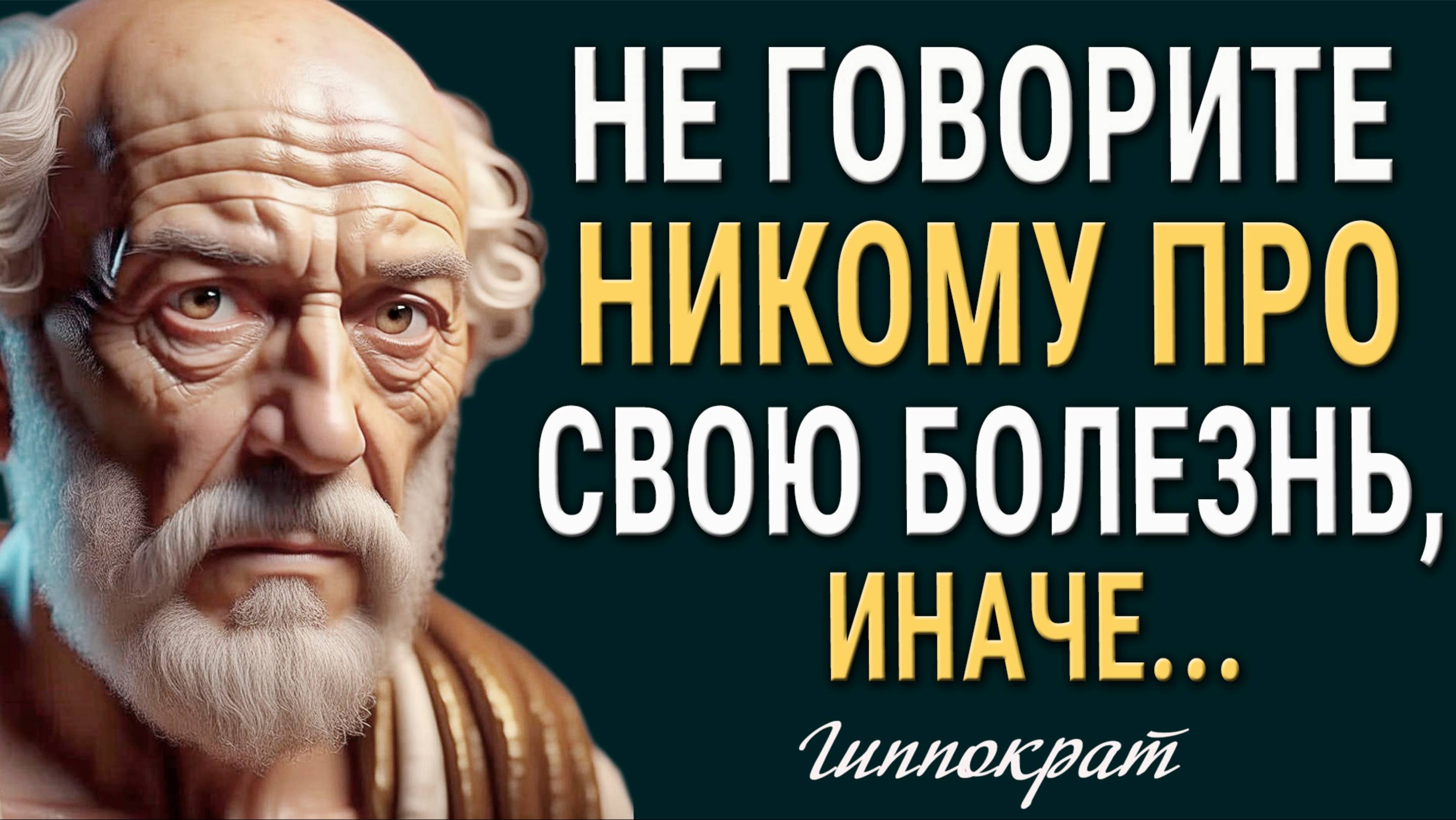 Гиппократ - Мудрые цитаты про Болезни и Здоровье от "Отца Медицины"!