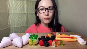 Сладкий Мукбанг. Мармелад, маршмеллоу. Южнокорейские сладости ? sweet Mukbang