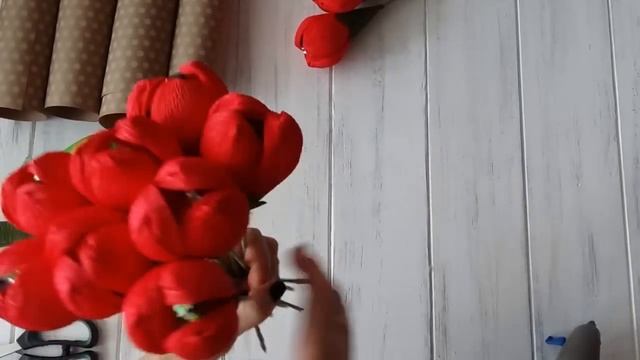 Букет из конфет своими руками мастер класс/Master Class - floral bouquet with candy смотреть онлайн