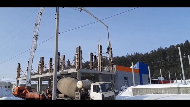 Бетонирование колонн