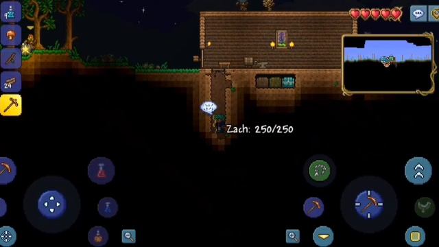 прохождение Terraria 1часть первые дома