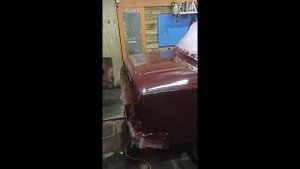 красим ваз 2107 с белой крышей.
