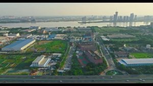 China. Guangzhou, Nansha. Aerial views 2022