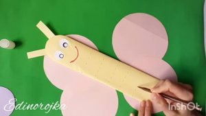 Как сделать бабочку из бумаги? Оригами бабочка. Поделка из бумаги для детей.