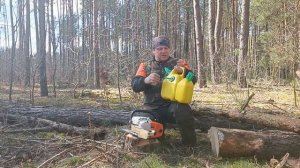 Комбинированная заправочная канистра Champion. Копия Husqvarna.