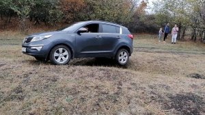 Kia Sportage Киа Спортейдж 3 4x4 диагональное вывешивание (диагоналка), хороший кроссовер