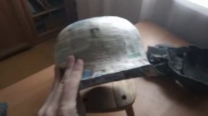 Немецкий шлем M35 из папье-маше! Stahlhelm M35 of papier-mache