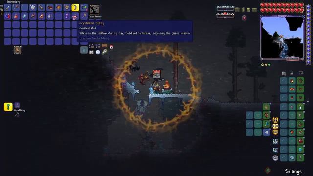 ultra modded terraria ep 10: beholders and screaming crystals смотреть онлайн