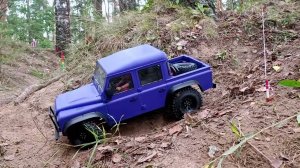 Axial scx10ii Defender 110 pickup, заезд класса 1 на MSG Weekend 2023