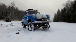 Москвич-410Н 4х4 с мотором от Нивы. Подготовка к эксплуатации после покупки. Первый выезд в лес.