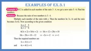 Class 10 Examples of Ex .3 .1