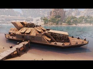 Conan Exiles Update 3.0 age of sorcery - how to build a beginner base. ship. Battle pass Season1