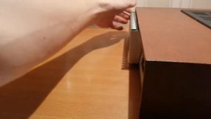 Усилитель "Радиотехника У-7101- Стерео". Входы и регуляторы.