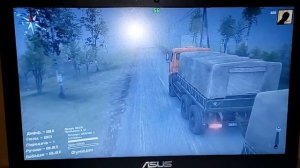 Тест FPS нa ноутбуке asus в игре Spintires