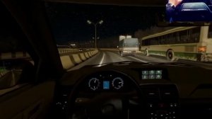 суета по ночному городу ? city car driving на ваз 2112 . Шашки ли это?