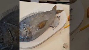 3Д торт рыба