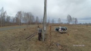 4/2018 сборка электрощита и установка на опору лэп