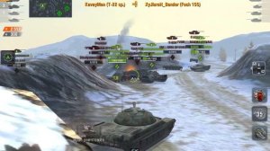 Семь Т-22 ср. в турнире | Фул имбы | WoT Blitz | Zlobina Liza