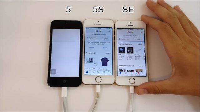 iPhone 5 vs iPhone 5S vs iPhone SE (Speed Test) смотреть онлайн