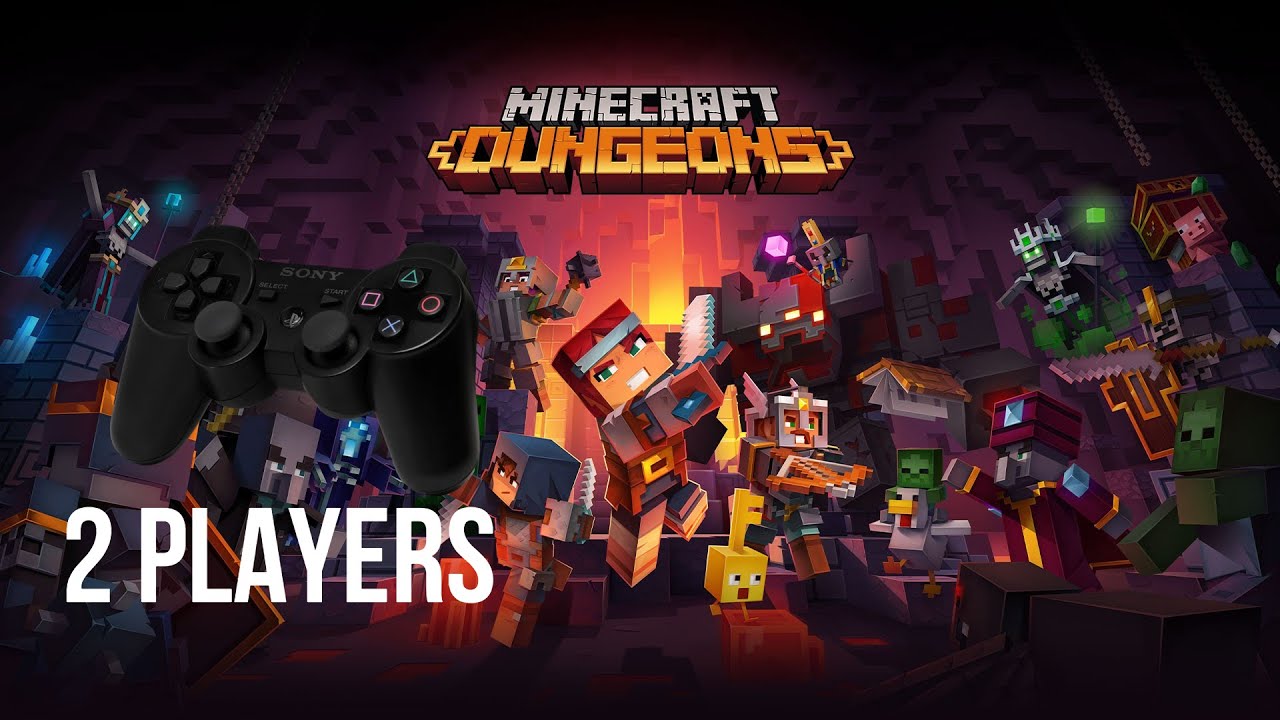 КАК ИГРАТЬ НА ДВОИХ (ВДВОЁМ) В MINECRAFT DUNGEONS НА ПК! РАБОЧИЙ СПОСОБ! смотреть онлайн