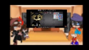 Aftons react to Evan/CC Afton|my au| (My first reaction vid