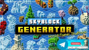 Minecraft Bedrock DLC "Skyblock generation"