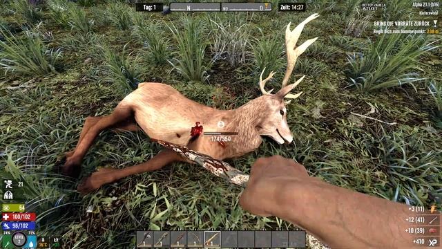 7 Days to Die 001 | Besser als das Original? | 7d2d Better Vanilla Gameplay Alpha 21 смотреть онлайн