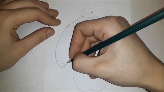 Рисуем Бэймакса из мультфильма Город героев вместе! Как нарисовать Бэймакса? #drawings