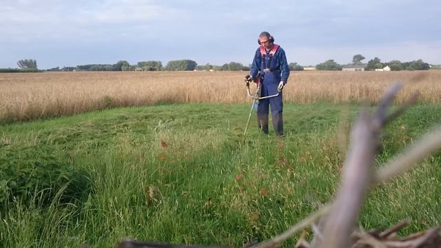 Shindaiwa b450 3mm round wire 30-40 cm grass смотреть онлайн