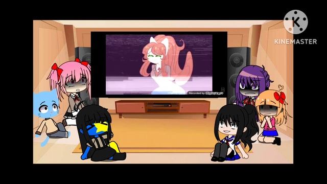 Fandoms React to Eachother (DDLC, MADOKA, Gumball, FNAF, Yan Sim, Ena) смотреть онлайн