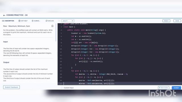 coding practice - 24 java fundamentals QA automation Testing NXTWAVE