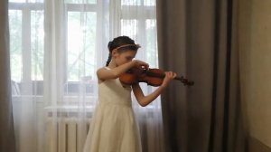 N. Paganini. Variation A-dur. Polina Kravchenko (9 years)