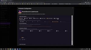 Stream Elements leaderboard extension for twitch