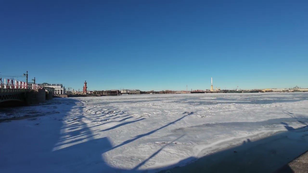 The Neva River water area.