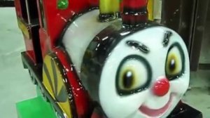 Качалка Паровозик с лицом клоуна
