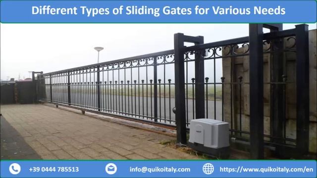 Different Types of Sliding Gates for Various Needs