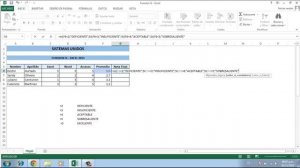 Curso en Excel 2013 - Capitulo 4 (Funcion SI - Anidada)