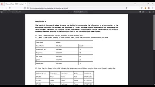 DBMS Question Session Task- 6 |1st Year | @Tech Bro [WEB] | @Java Institute for Advanced Technolog смотреть онлайн