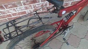 самодельный багажник на двухподвесный велосипед