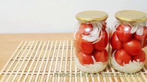 Только ЛУК и ПОМИДОРЫ вкуснотища !!! Помидоры НА ЗИМУ по фински I Лучше чем СВЕЖИЕ!