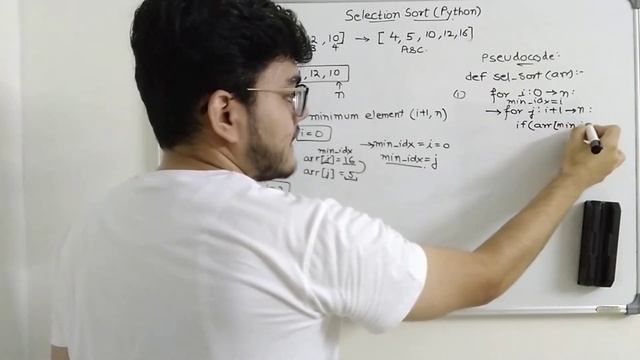 [1.4] Selection Sort in Python | Algorithms in Python