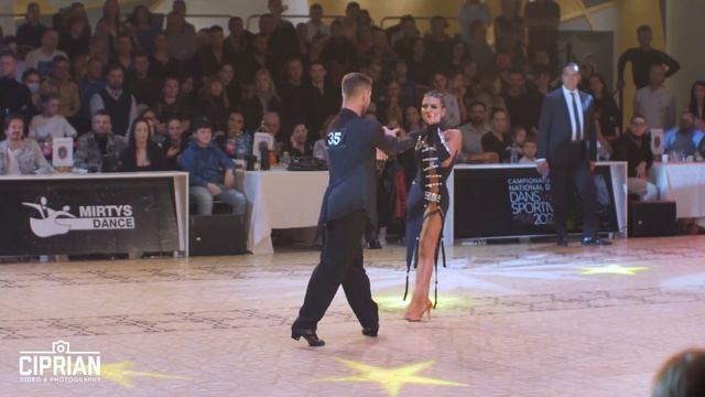 Timur Imametdinov - Diandra Illes | ROU | Rumba | Campionatul Național de Dans Sportiv смотреть онлайн