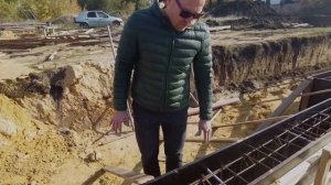 Ленточный фундамент на забивных сваях для 2 этажного дома из газобетонных блоков