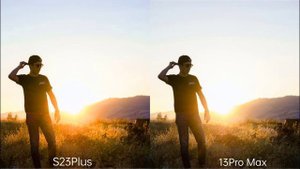 Samsung Galaxy S 23 plus vs iphone 13 Pro maxI camera test