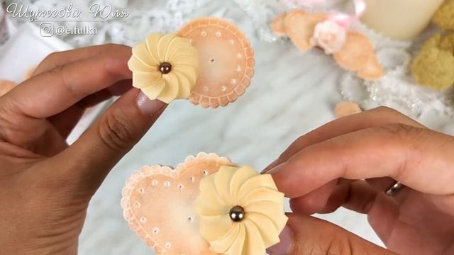 ЗАКОЛКИ с печеньем из фоамирана ? Заколочки своими руками / Украшения для волос DIY Foamiran
