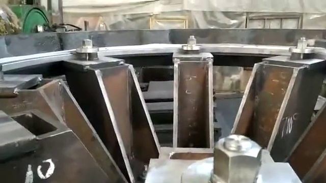 механическая обработка венец зубчатый, нарезка зуба венцовой шестерни для шаровой мельницы! ст 35ХМ