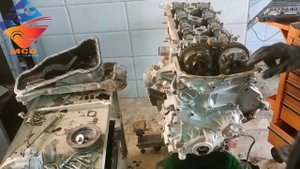 How To Disassembly 2TR-FE Dual VVTI Engine 2.7L Of Toyota