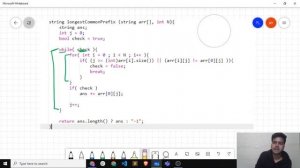 Longest Common Prefix in an Array | Problem of the Day-07/01/22 | Abhishek Yadav